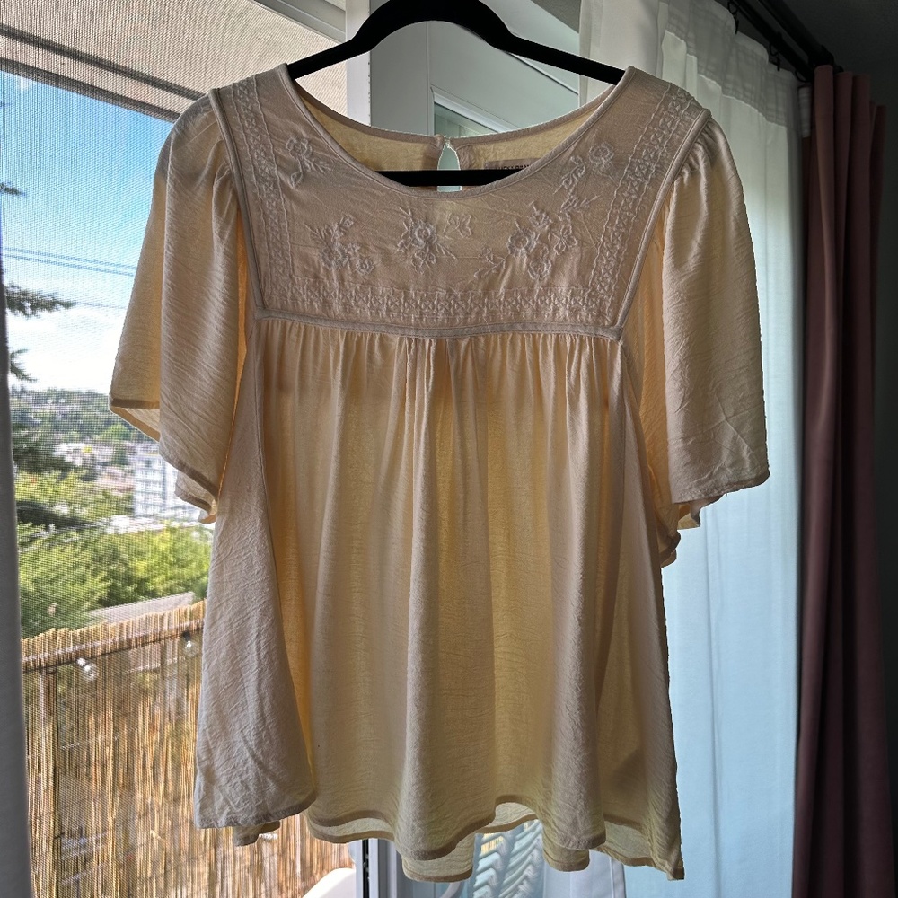 Lucky Brand Flowy Top / Blouse
